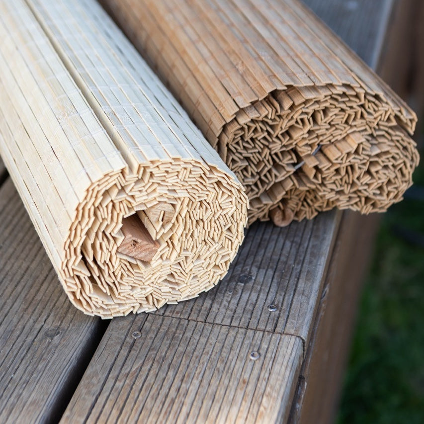 Tettoia in bambù per pergola - Naturale