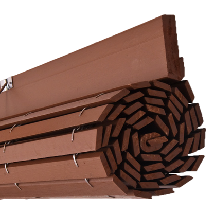 Avvolgibile in legno per pergola - Cioccolato al latte