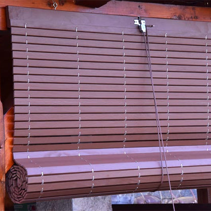 Avvolgibile in legno per pergola - Cioccolato al latte