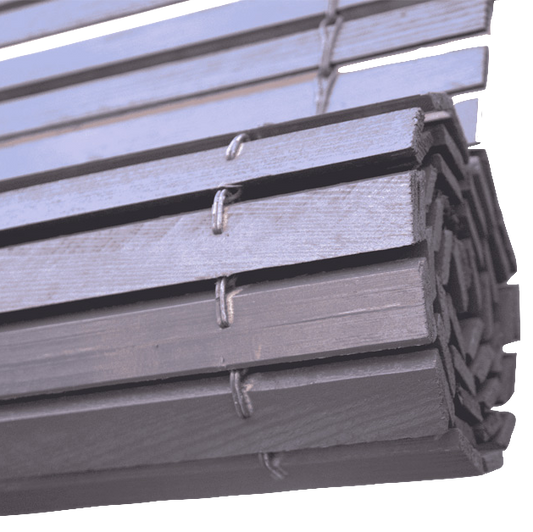 Avvolgibile in legno per pergola - Grigio