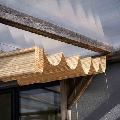 Tettoia in bambù per pergola - Naturale