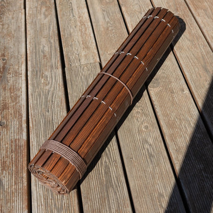 Avvolgibile in legno per pergola - Marrone